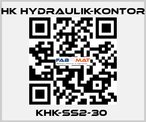 KHK-SS2-30  HK HYDRAULIK-KONTOR