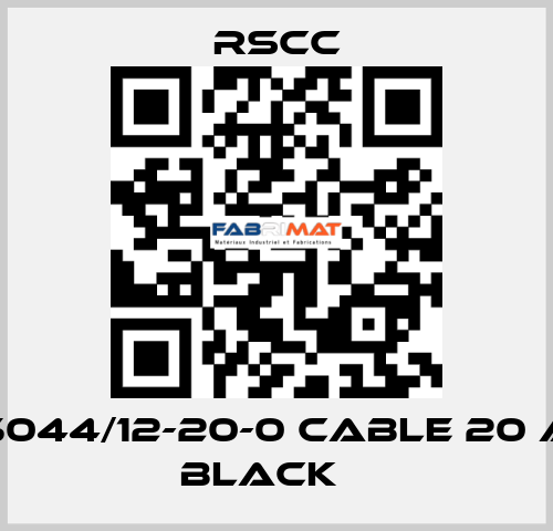 M85044/12-20-0 Cable 20 AWG BLACK    RSCC