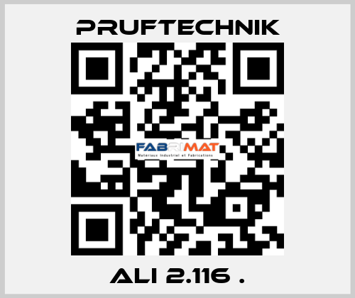 ALI 2.116 . Pruftechnik