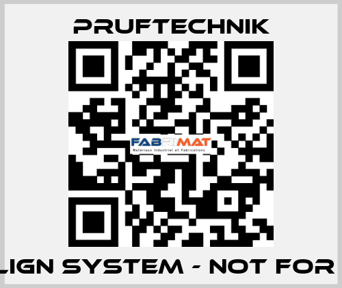 PARALIGN system - not for sale   Pruftechnik