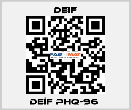 DEİF PHQ-96  Deif