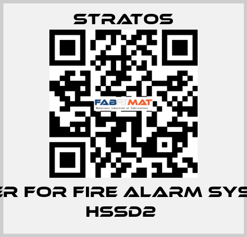 FILTER FOR FIRE ALARM SYSTEM HSSD2  Stratos