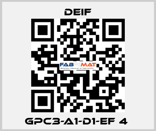 GPC3-A1-D1-EF 4  Deif