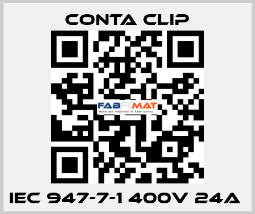 IEC 947-7-1 400V 24A  Conta Clip