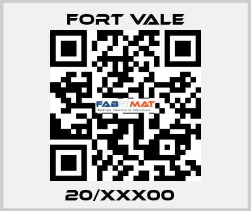 20/XXX00   Fort Vale