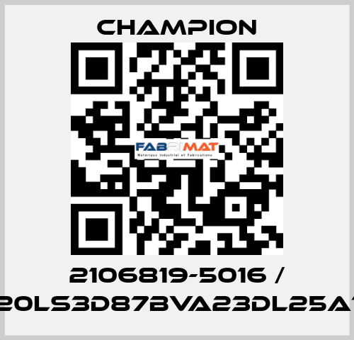 2106819-5016 / G20LS3D87BVA23DL25A10 Champion