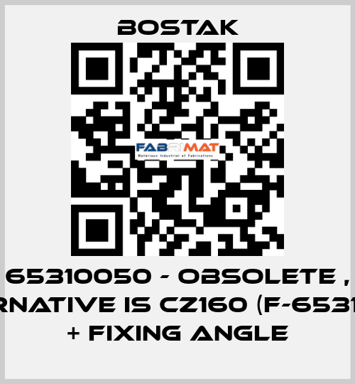 65310050 - obsolete , alternative is CZ160 (F-65310021)) + fixing angle Bostak