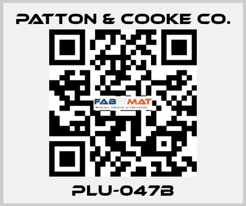 PLU-047B Patton & Cooke Co.