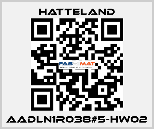 AADLN1R038#5-HW02 HATTELAND