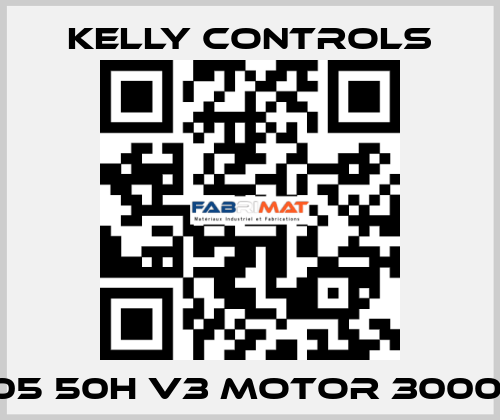 205 50H V3 Motor 3000W Kelly Controls