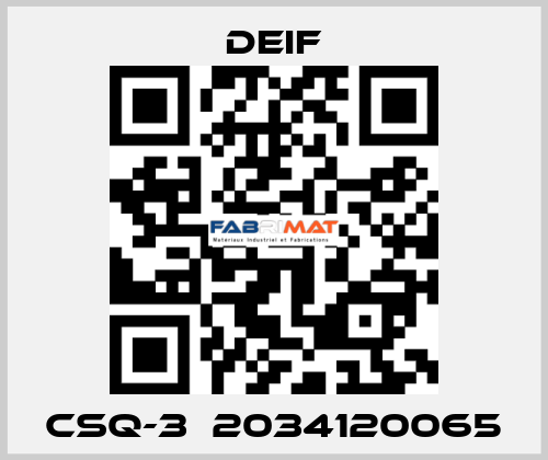 CSQ-3  2034120065 Deif