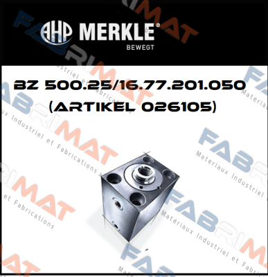 BZ 500.25/16.77.201.050 (Artikel 026105) Merkle