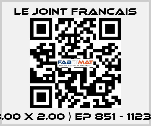 ( 13.00 X 2.00 ) EP 851 - 112308 LE JOINT FRANCAIS