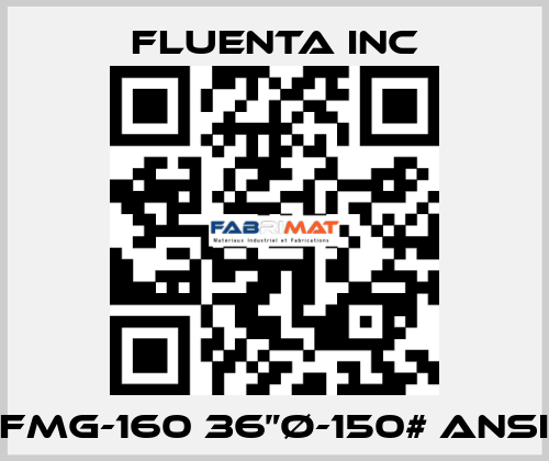 FMG-160 36”Ø-150# ANSI Fluenta Inc