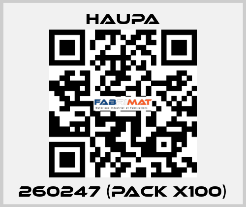 260247 (pack x100) Haupa