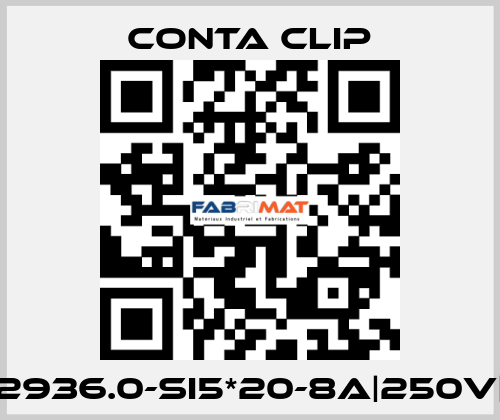 2936.0-SI5*20-8A|250V| Conta Clip