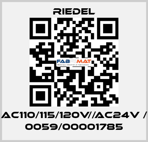 AC110/115/120V//AC24V / 0059/00001785 Riedel