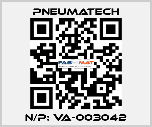 N/P: VA-003042 Pneumatech