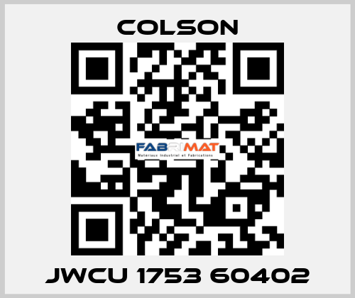 JWCU 1753 60402 Colson