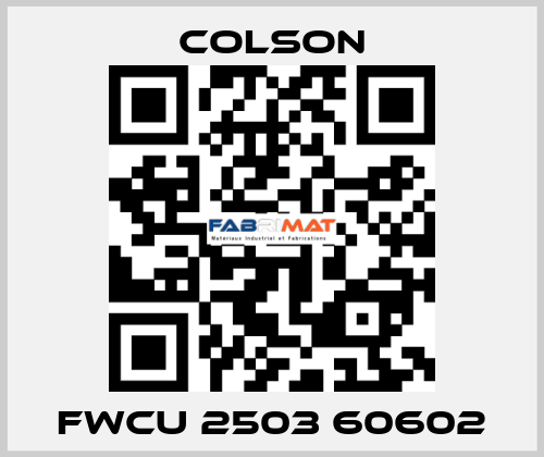 FWCU 2503 60602 Colson