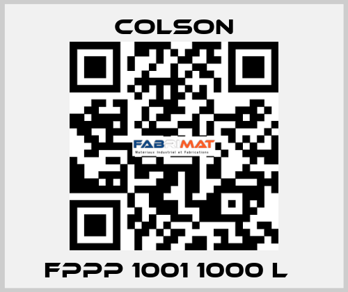 FPPP 1001 1000 L   Colson