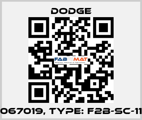 p/n: 067019, Type: F2B-SC-113-NL Dodge