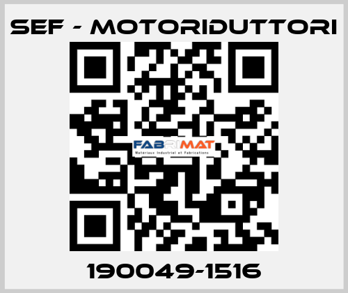 190049-1516 SEF - MOTORIDUTTORI