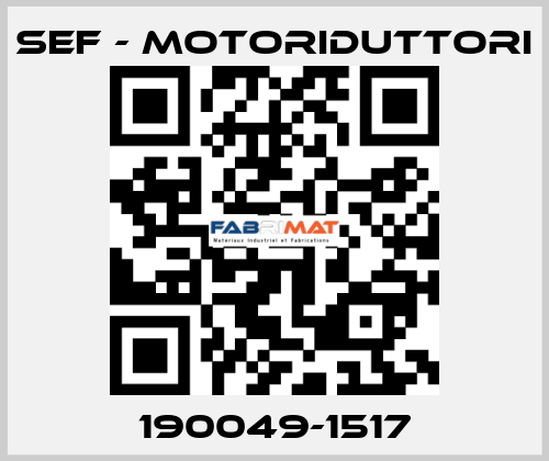 190049-1517 SEF - MOTORIDUTTORI