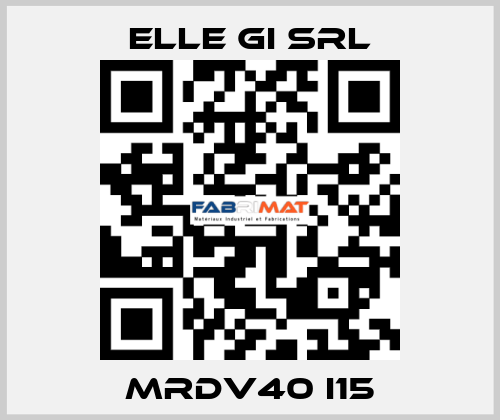 MRDV40 i15 ELLE GI SRL