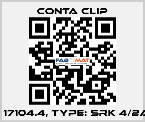 P/N: 17104.4, Type: SRK 4/2A BK Conta Clip