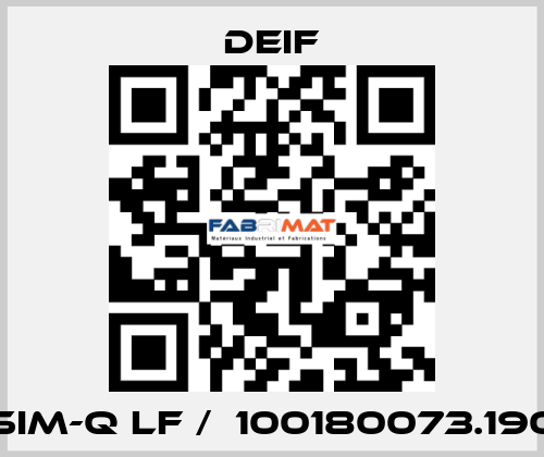 SIM-Q LF /  100180073.190 Deif