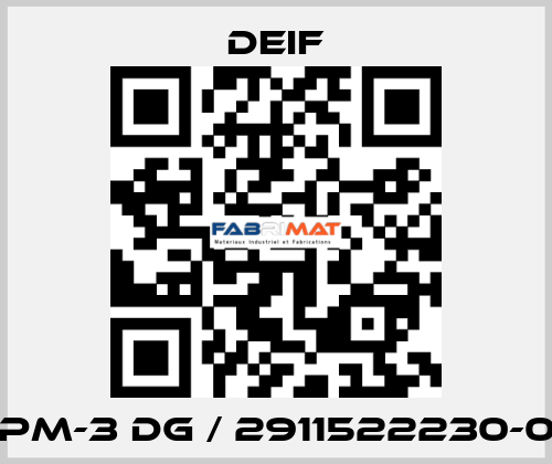 PPM-3 DG / 2911522230-02 Deif