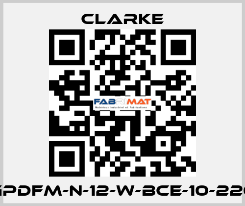 GPDFM-N-12-W-BCE-10-220 Clarke