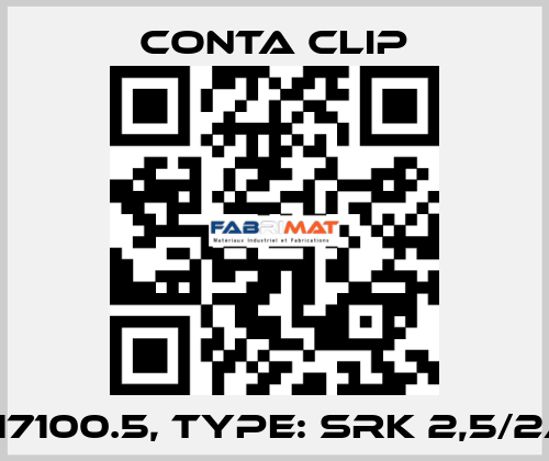 P/N: 17100.5, Type: SRK 2,5/2A BU Conta Clip