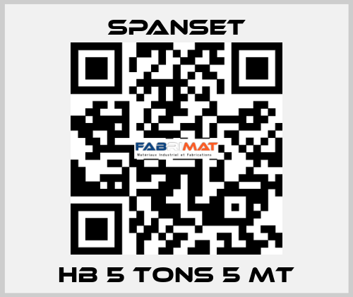 HB 5 TONS 5 MT SpanSet