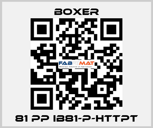 81 PP IB81-P-HTTPT Boxer