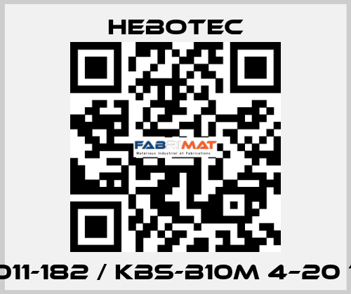 3011-182 / KBS-B10M 4–20 10 HEBOTEC