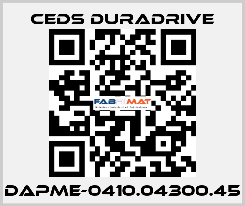 DAPME-0410.04300.45 Ceds Duradrive