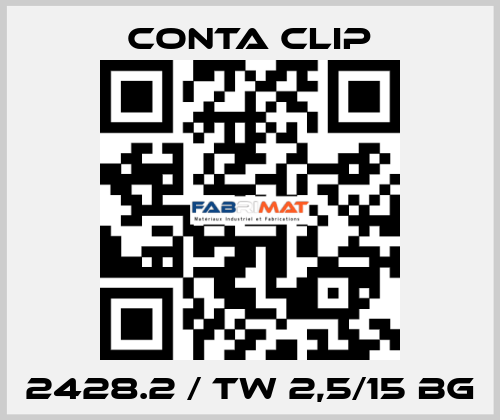 2428.2 / TW 2,5/15 BG Conta Clip