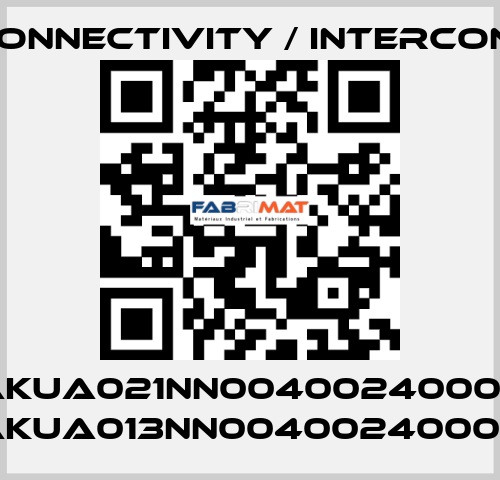 AKUA021NN00400240000 (AKUA013NN00400240000) TE Connectivity / Intercontec