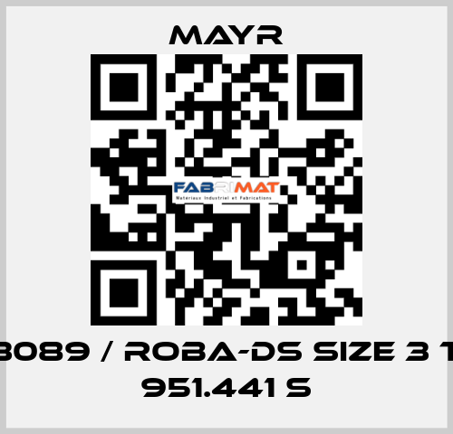 8263089 / ROBA-DS Size 3 Type 951.441 S Mayr