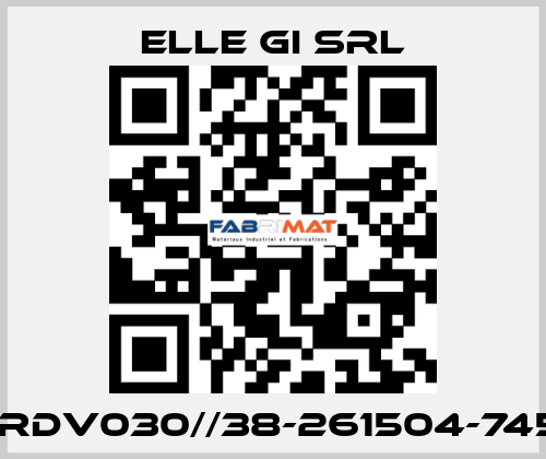 MRDV030//38-261504-7457 ELLE GI SRL