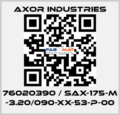 76020390 / SAX-175-M -3.20/090-XX-53-P-00 Axor Industries