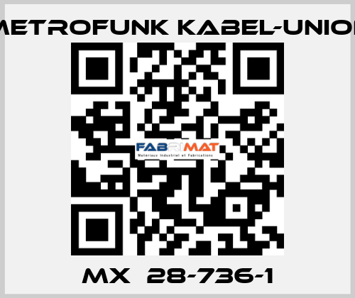 MX  28-736-1 METROFUNK KABEL-UNION