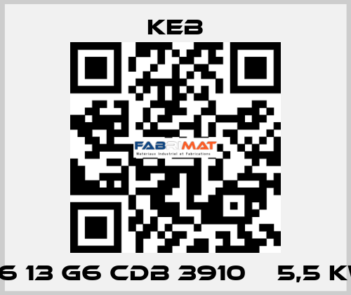 G6 13 G6 CDB 3910 В 5,5 kW KEB