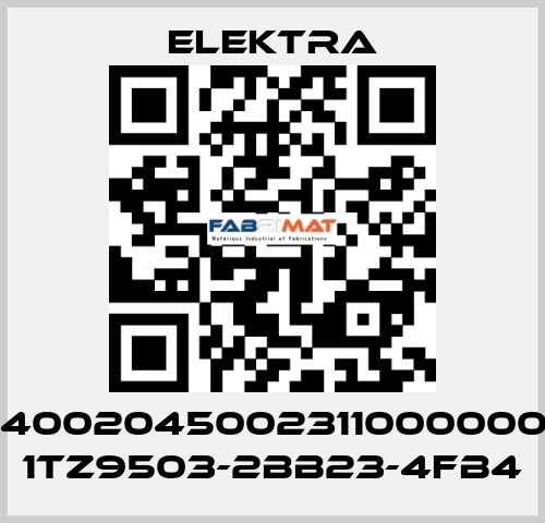 04002045002311000000 / 1TZ9503-2BB23-4FB4 ELEKTRA