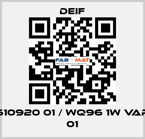 2961610920 01 / WQ96 1W Variant 01 Deif