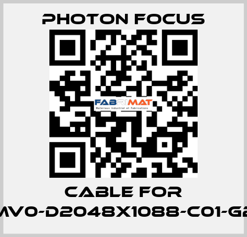 cable for MV0-D2048X1088-C01-G2 PHOTON FOCUS