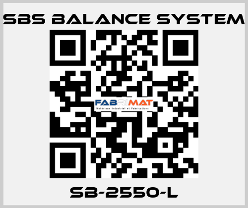 SB-2550-L SBS BALANCE SYSTEM