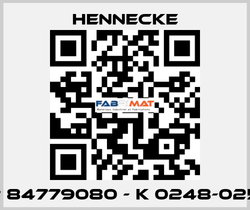 HS# 84779080 - K 0248-025811 Hennecke